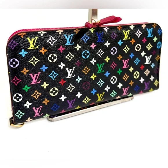 Louis Vuitton Takashi Murakami Noir Insolite Wallet - Picture 1 of 16